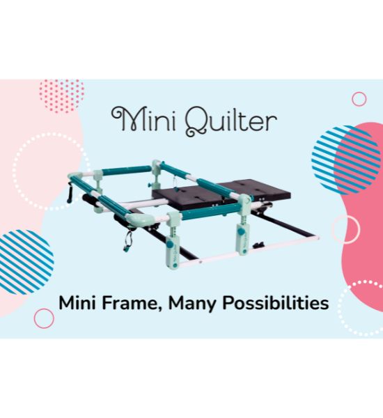 Mini Quilter Table Top Fabric Frame by Grace Company