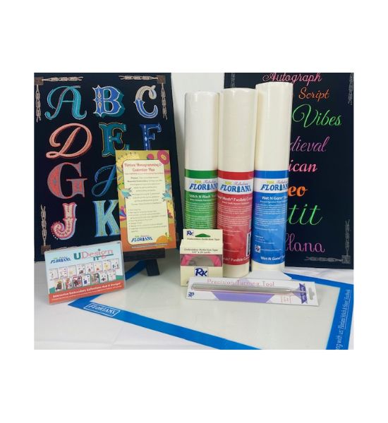 Monogramming Bundle by Floriani | Embroidery Stabilizers, Tools & Software