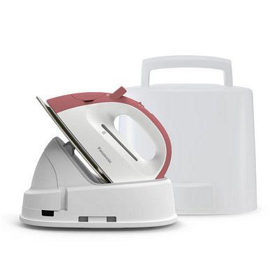 Cordless Quilters Compact Iron Red
