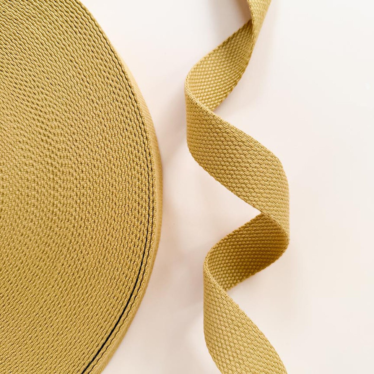 Minki Kim 1" Cotton Webbing Mustard 1 YD