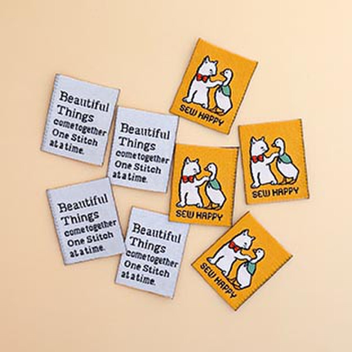 Minki Kim Sew Happy Woven Labels