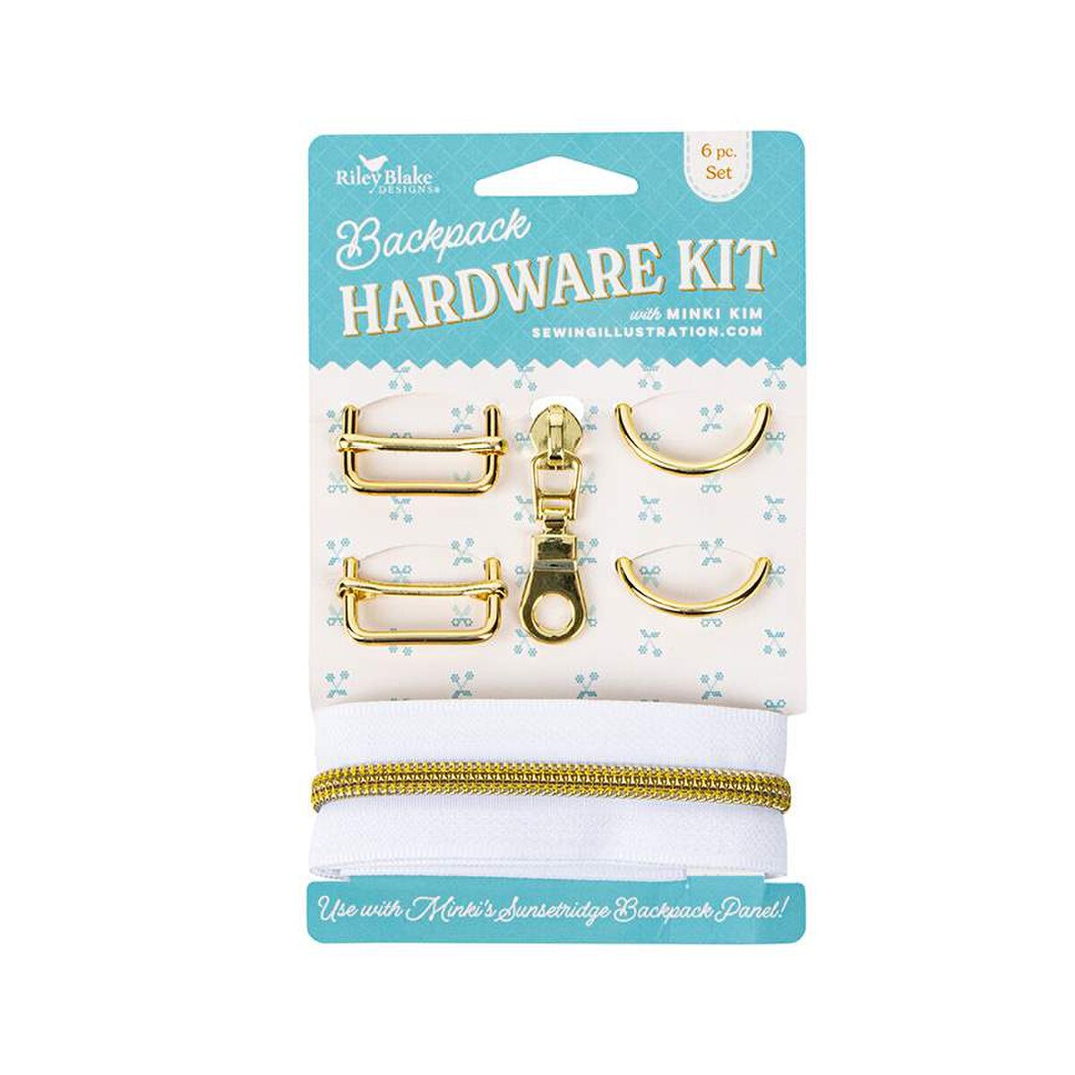 GOLD SUNSETRIDGE BACKPACK HARDWARE