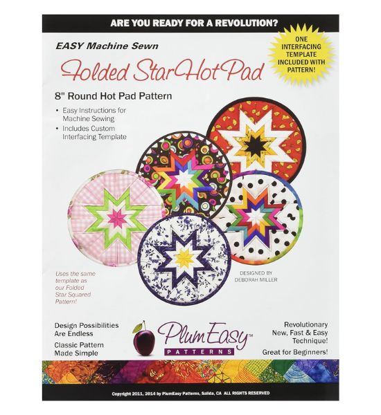 Folded Star Hot Pad - Round