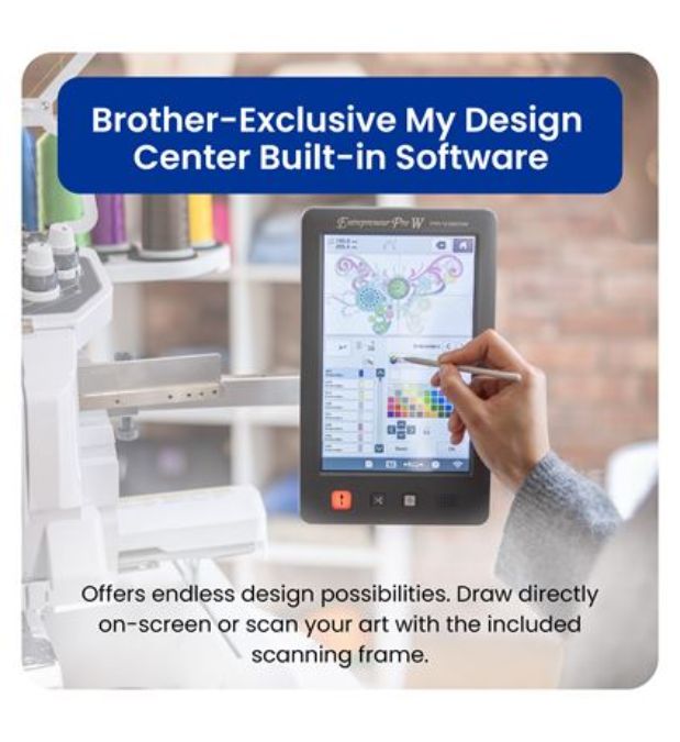Brother Entrepreneur Pro W PR1060W 10-Needle Embroidery Machine