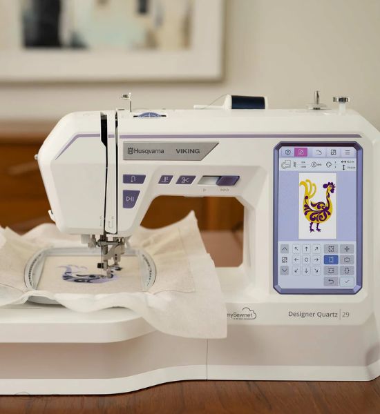 Refurbished HUSQVARNA® VIKING® DESIGNER QUARTZ™ 29 Sewing & Embroidery Machine