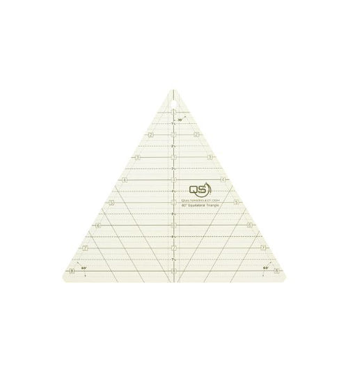 Quilter's Select 60 Degree 8-1/2in Quilting Ruler
