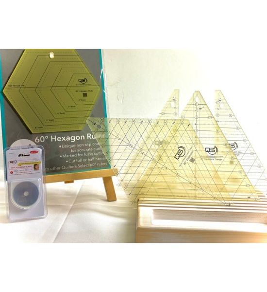 Quilters Select Diamond Ruler 60° Quilting Ruler Bundle