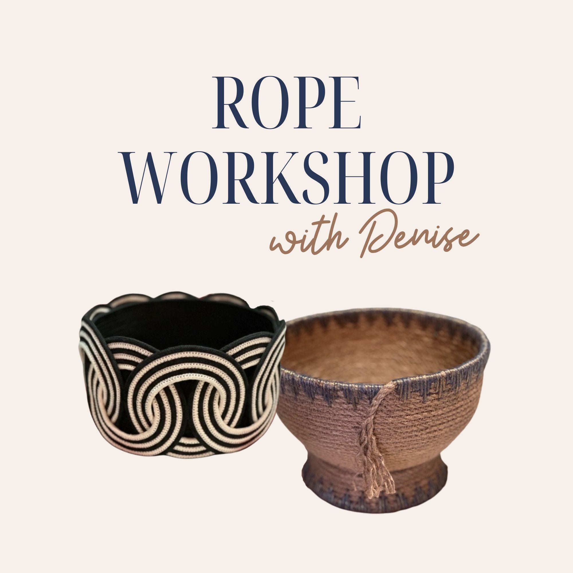 Rope Workshop 6/13/26 9:30a - 4p