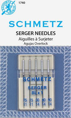 Schmetz Overlock BLX1 Assorted Sizes 11-14