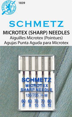 Schmetz Microtex 5pk Assortment