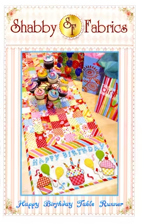 HAPPY BIRTHDAY TABLE RUNNER