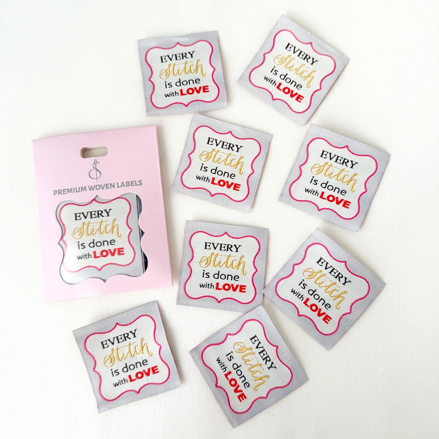 Woven Labels 8pk