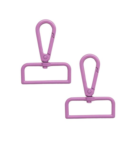 1.5" SWIVEL SNAP HOOK 2CT SUGAR PLUM
