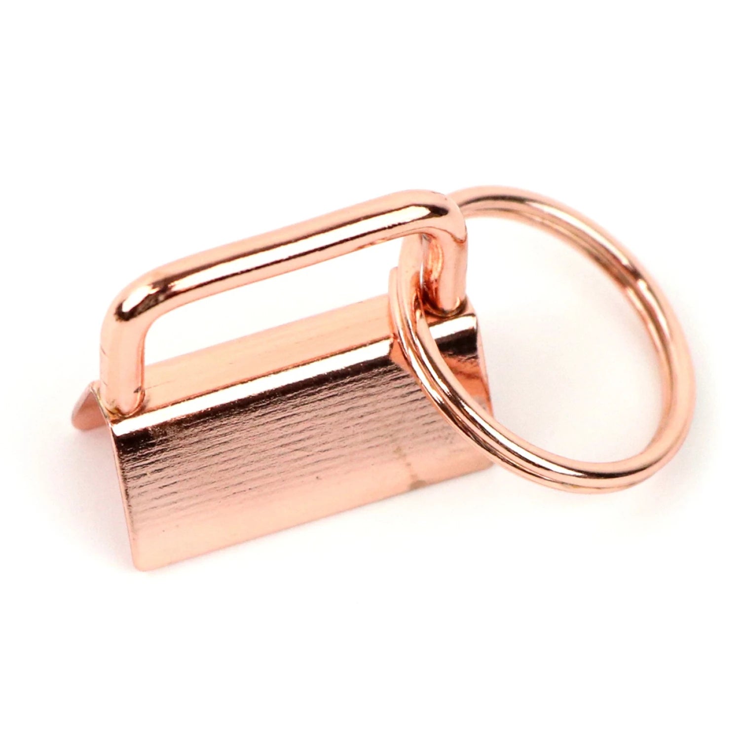 Two Key Fobs 1" Rose Gold