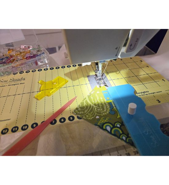 Sew Steady Universal Circles + Straights Tool and Mat