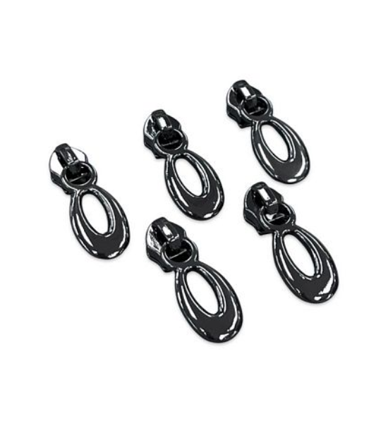 Simply Classic Teardrop Zipper Pull – No. 5 – Gunmetal