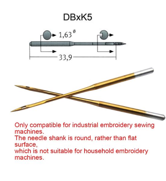 Groz-Beckert DBXK5 SAN1 GEBEDUR Titanium Industrial Embroidery Machine Needles