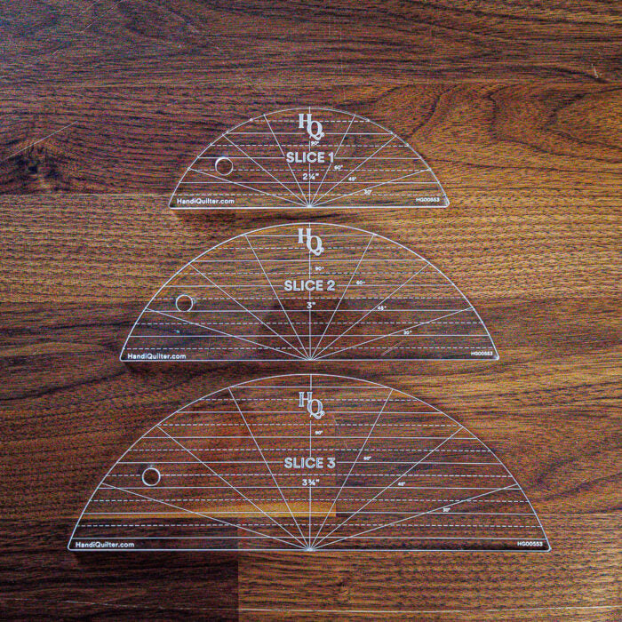 HQ Slice Ruler Set (of 3)