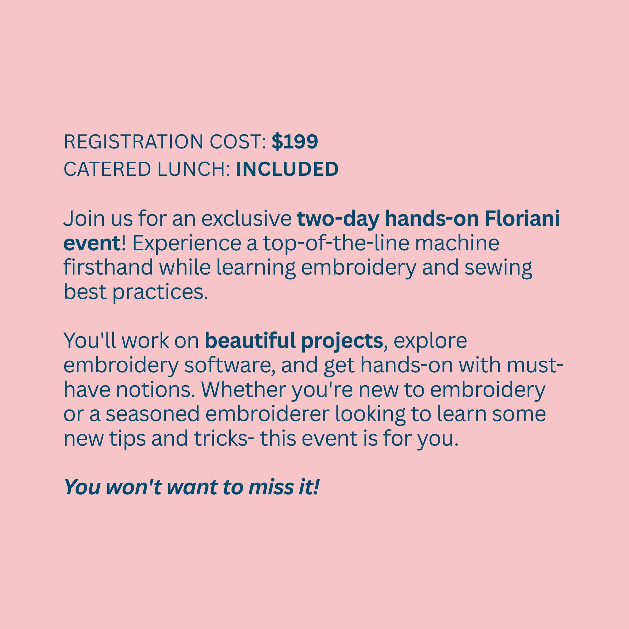 TAKE NOTE! with Floriani 6/26/26 and 6/27/26 9a - 4p