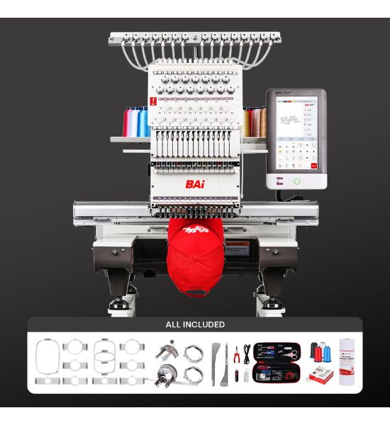 BAi THE MIRROR – 15 Needle Commercial Embroidery Machine