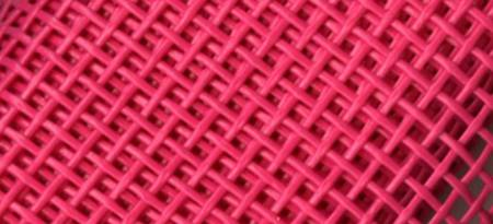 VINYL BAG MESH FUCHSIA 18" X 36"