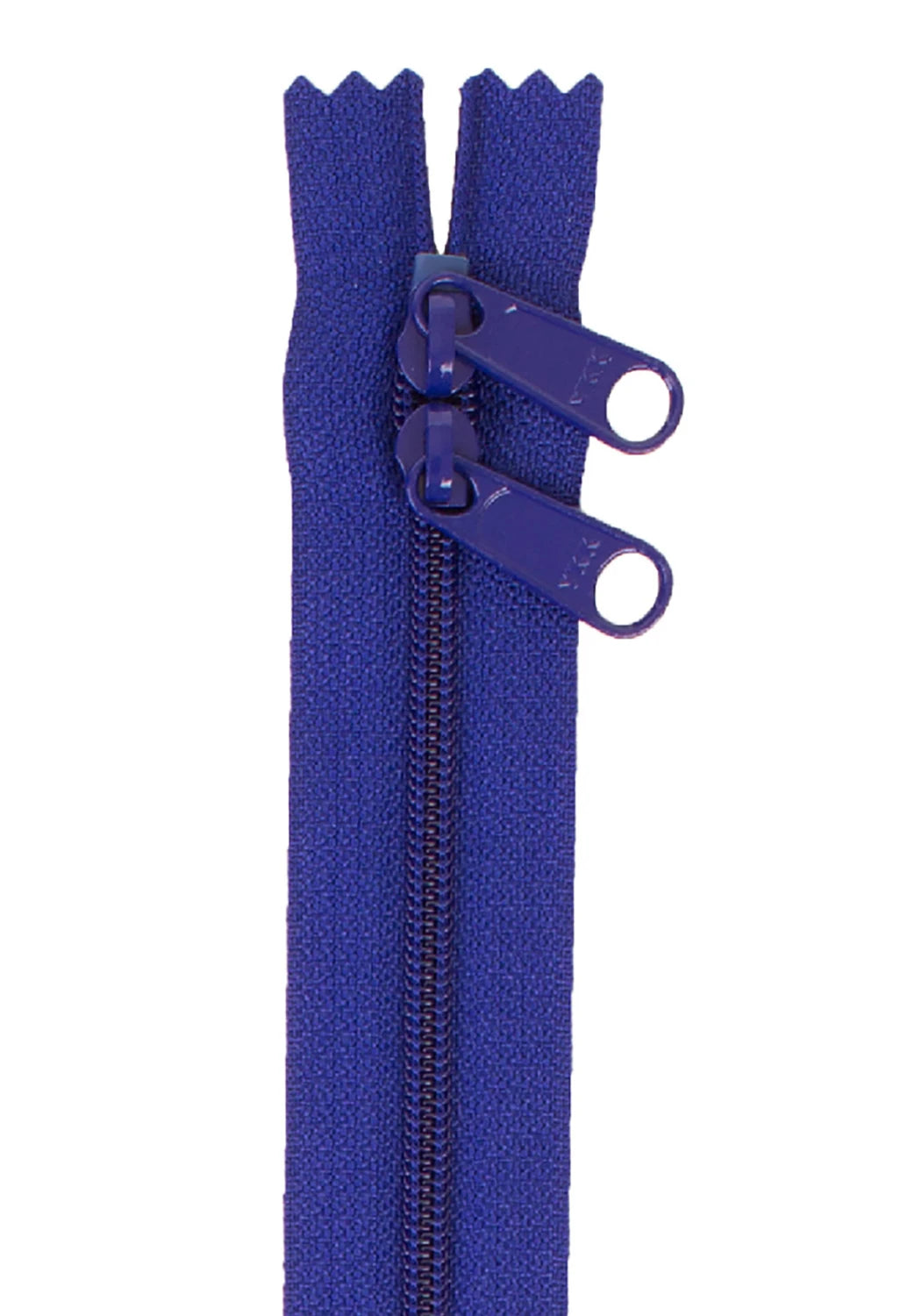 Handbag Zipper 40in Cobalt-double-slide