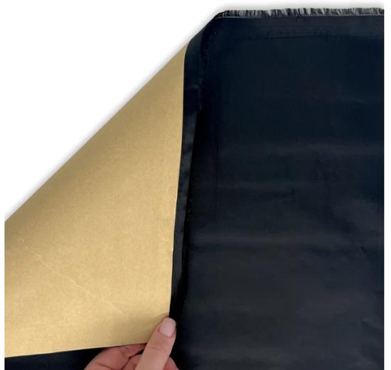 Simply Classic Adhesive Nylon Lining – Black 18" x 54"