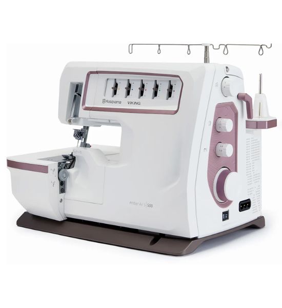 Refurbished HUSQVARNA® VIKING® AMBER™ Air S | 500 Coverlock Machine
