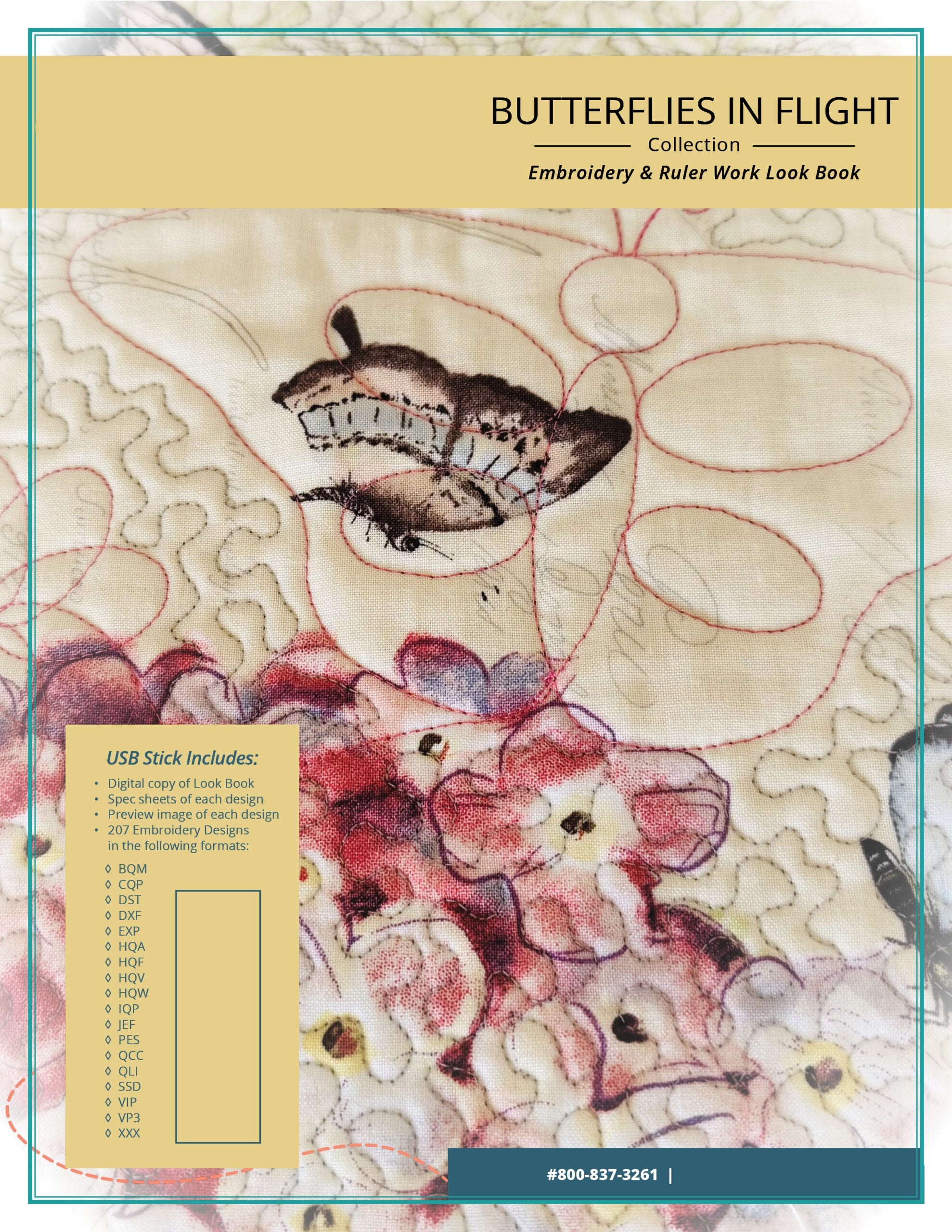 EmbroideLee Butterflies in Flight Collection
