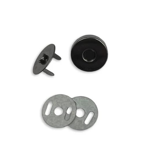 Simply Classic 18mm Magnetic Snap Closure 3/4" Gunmetal