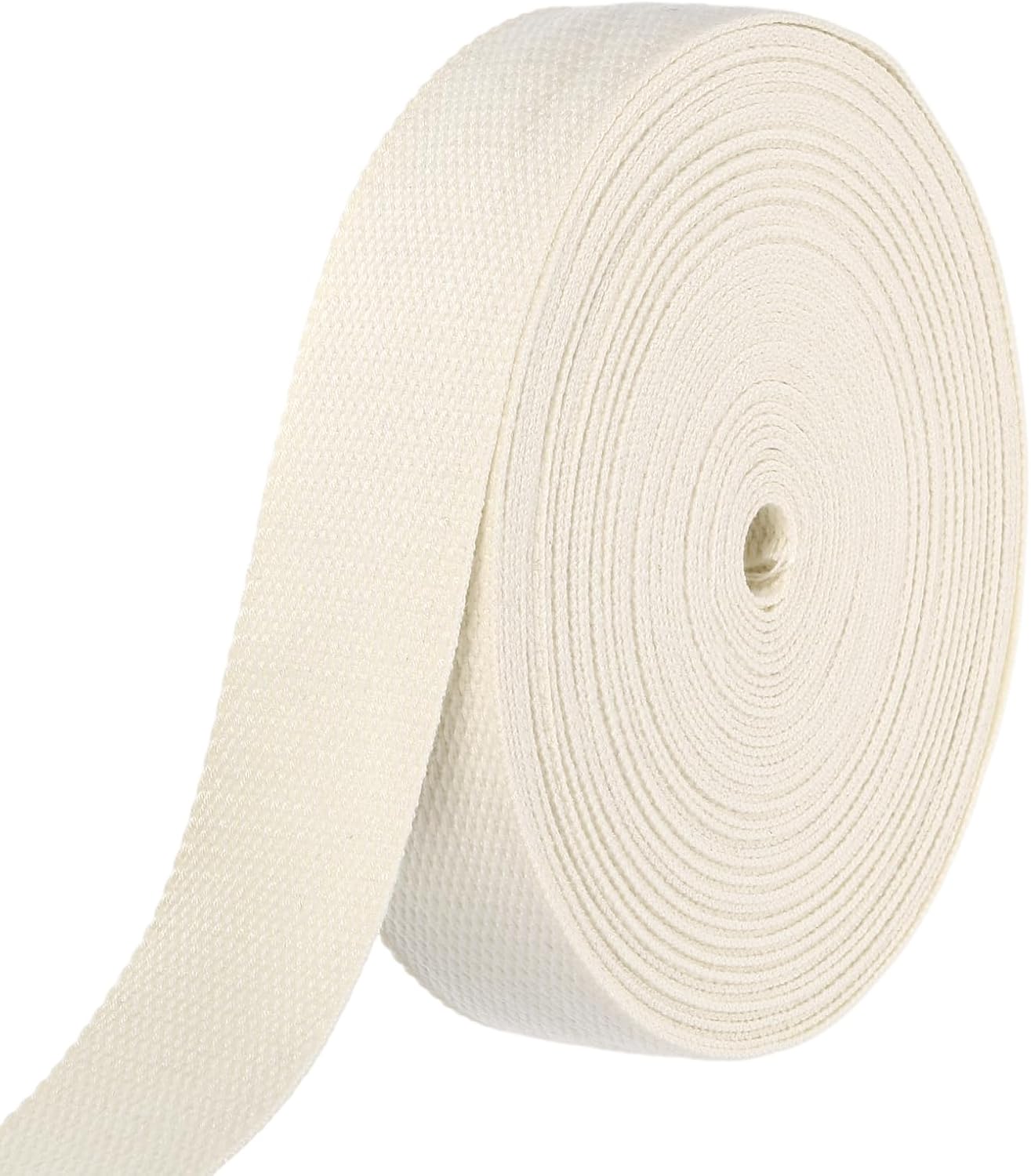 HARFINGTON Beige Cotton Webbing 1.5"x2 Yards