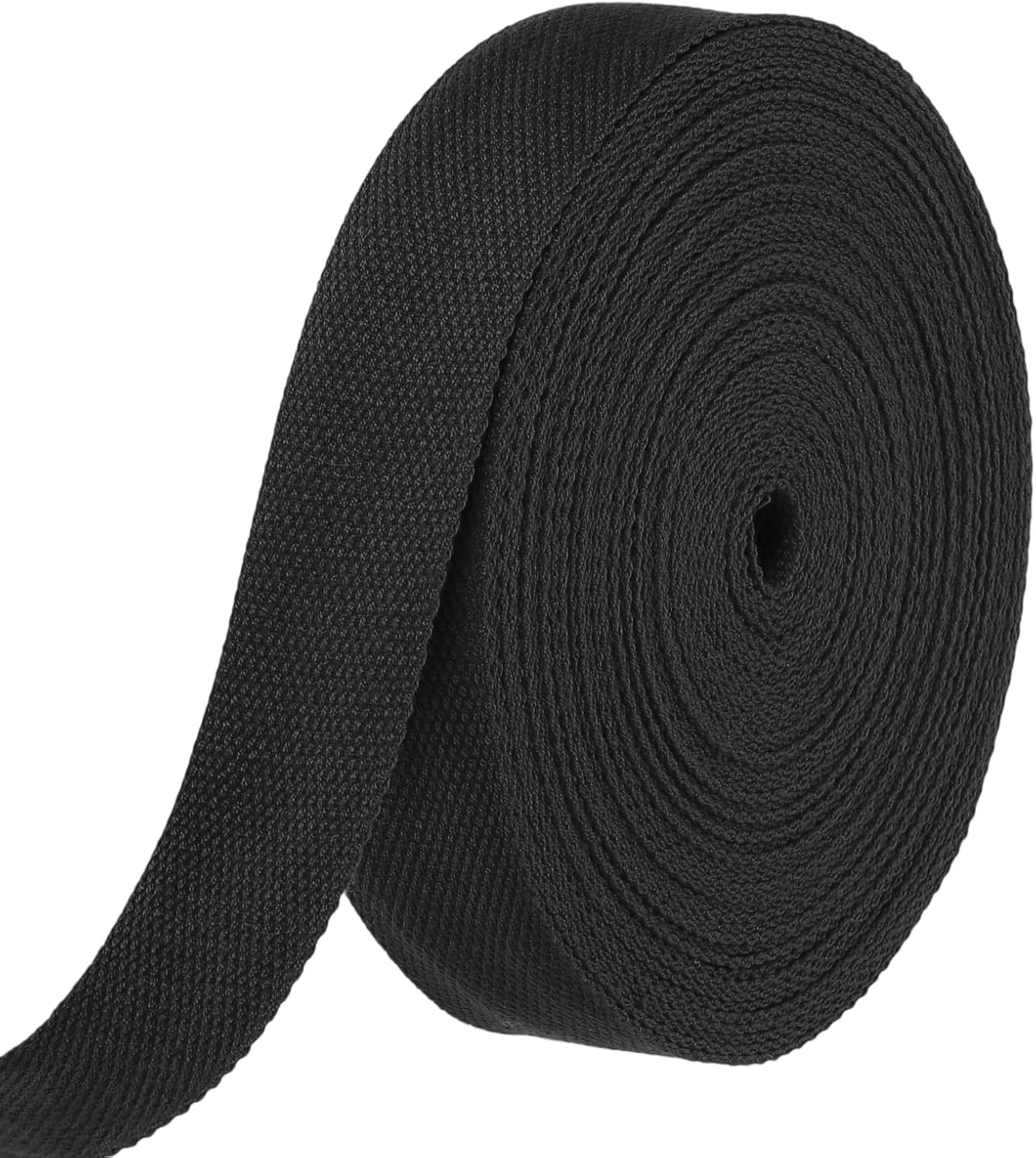 HARFINGTON Black Cotton Webbing 1.5"x2 Yards