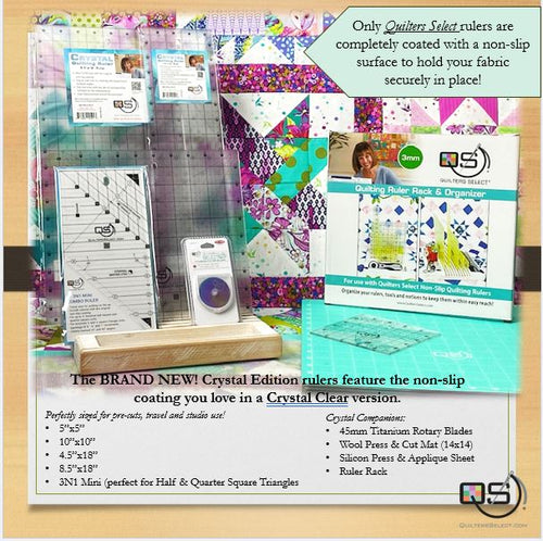 Exclusive Quilter's Select Crystal Ruler & Tool Bundle – Ultimate Edition