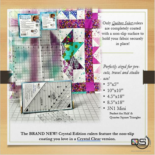 Exclusive Quilter's Select Crystal Ruler Set – Rulers Only
