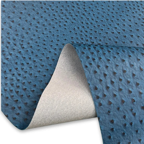 Faux Ostrich Bright Blue 18 in x 54 in