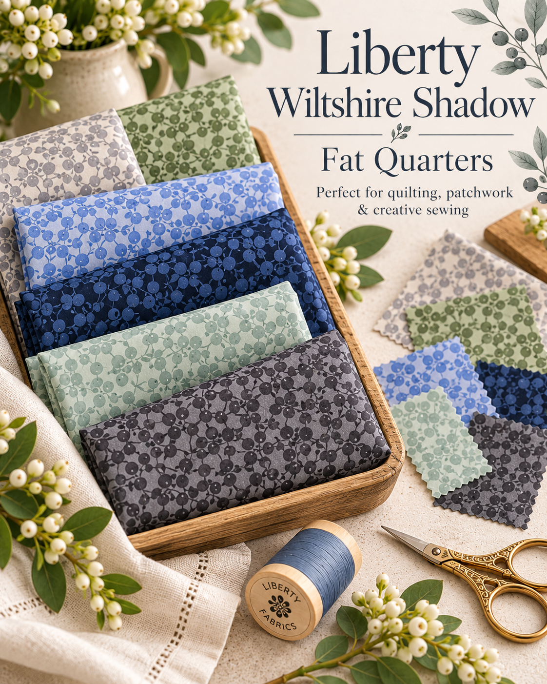 Wiltshire Shadow Liberty Fat QTRS (12 PCS)