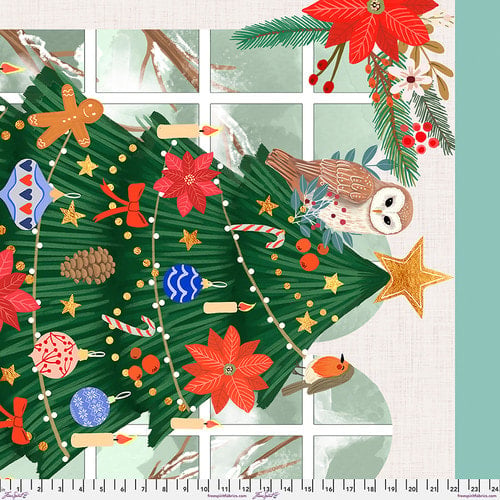 Cozy Christmas Panel in Multi