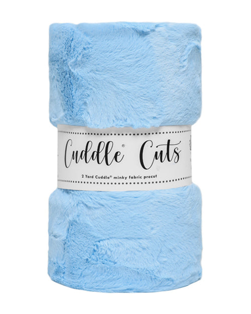 2 Yard Luxe Cuddle® Cut Hide Baby Blue