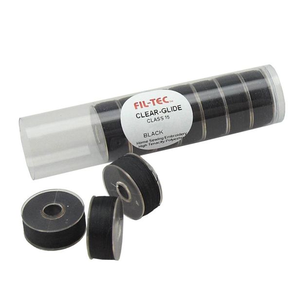 Clear-Glide Prewound Bobbin (Black)