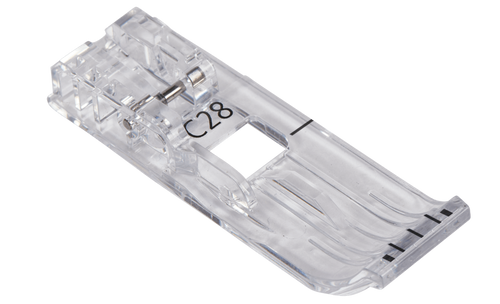 CLEAR COVER/CHAINSTITCH FOOT #C28