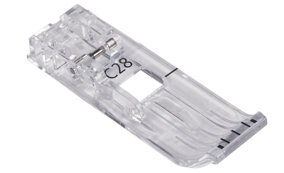 CLEAR COVER/CHAINSTITCH FOOT #C28