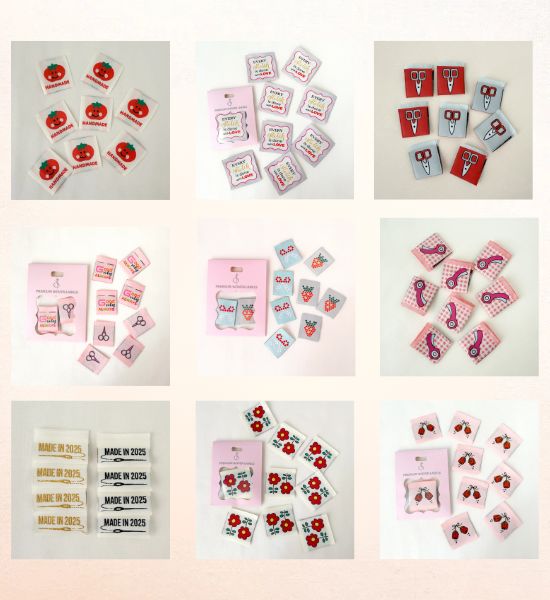 Woven Labels 8pk