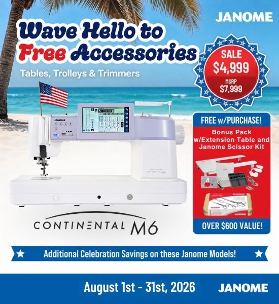 Janome Continental M6