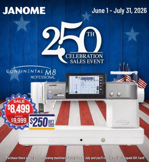 Janome Continental M8 Professional Sewing & Quilting Machine