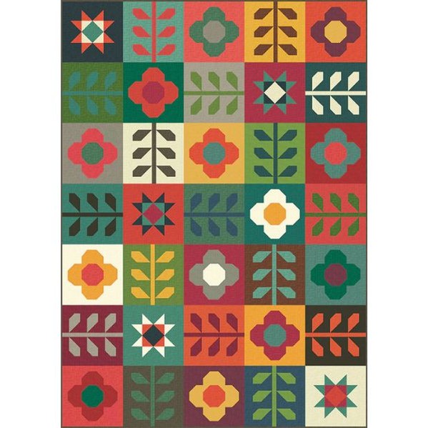 Mod Blossoms Quilt Kit