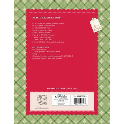 Lori Holt Decorating the Tree Quilt Pattern