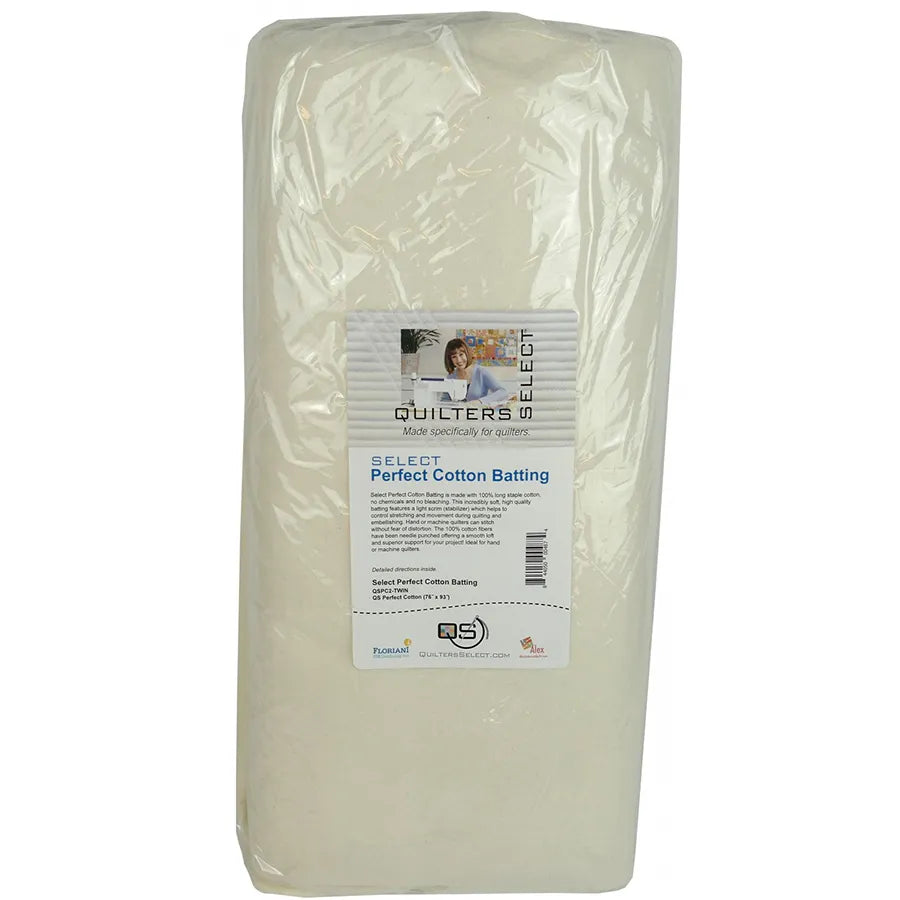 76"X96" QS PERFECT COTTON BATTING-