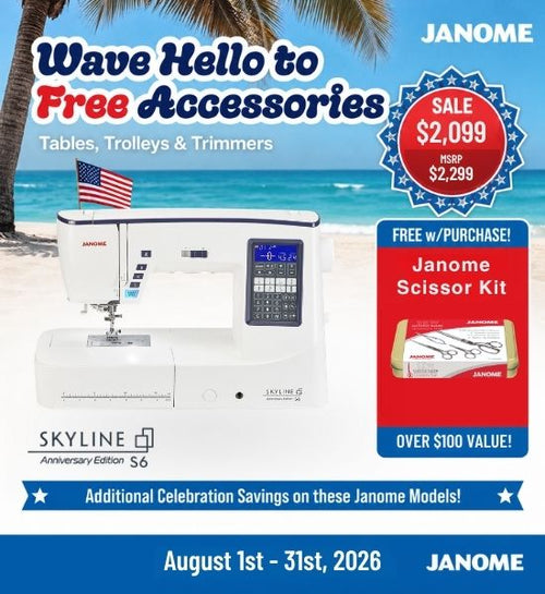 Janome Skyline 6 Anniversary Edition