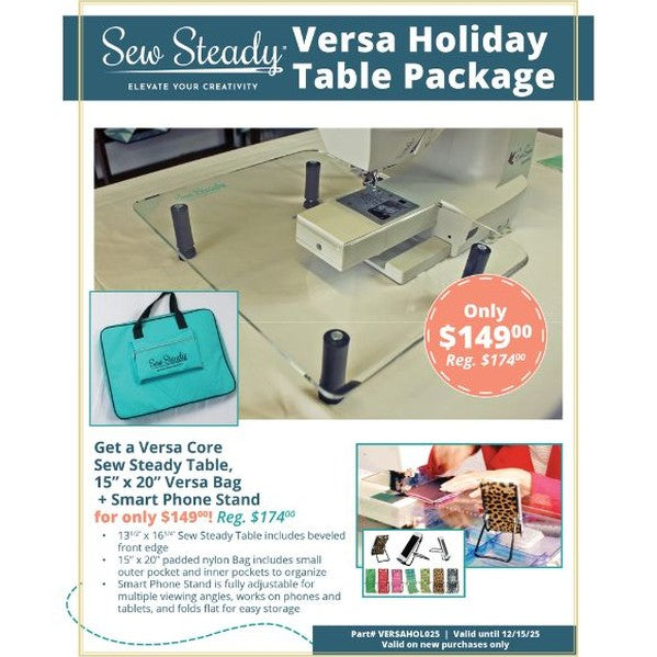 Sew Steady® Holiday Table Packages