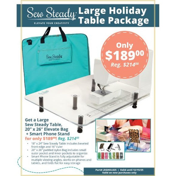Sew Steady® Holiday Table Packages